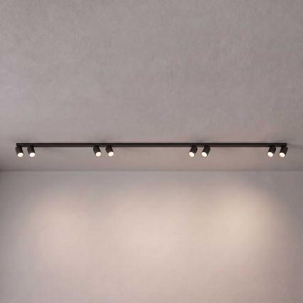 BRILAGI - Spot svjetiljka SELE LONG 8xGU10/30W/230V crna