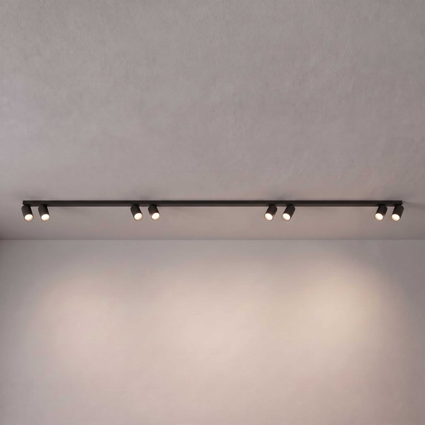 BRILAGI - Spot svjetiljka SELE LONG 8xGU10/30W/230V crna