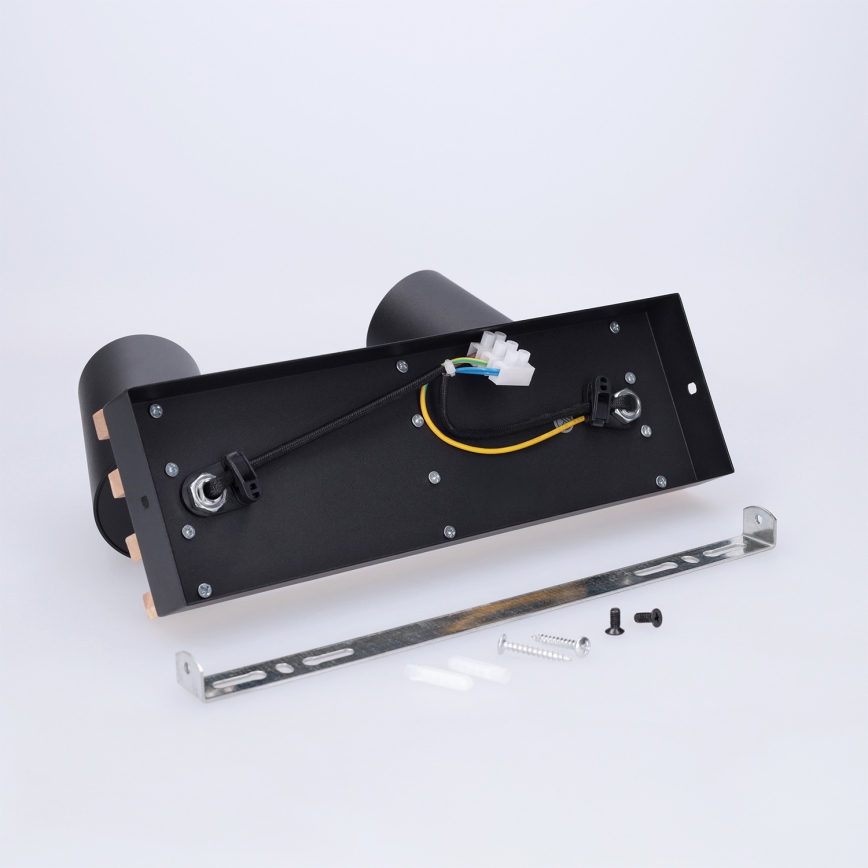 Brilagi - Spot svjetiljka SELE WOOD ACOUSTIC 2xGU10/30W/230V crna/drvo