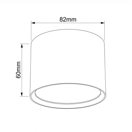BRILAGI - Spot svjetiljka SMOOTH 1xGX53/15W/230V 60x82 mm tamnozelena