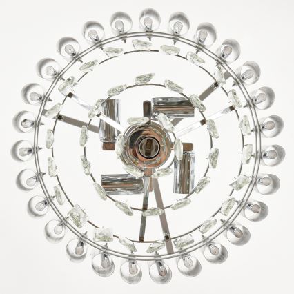 Brilagi - Srebrni luster na lancu ECLIPSE 5xE14/10W/230V Ø 38 cm