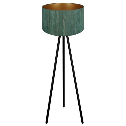 Brilagi - Stajaća lampa BOSTON ROLLER 1xE27/15W/230V slama zelena/zlatna