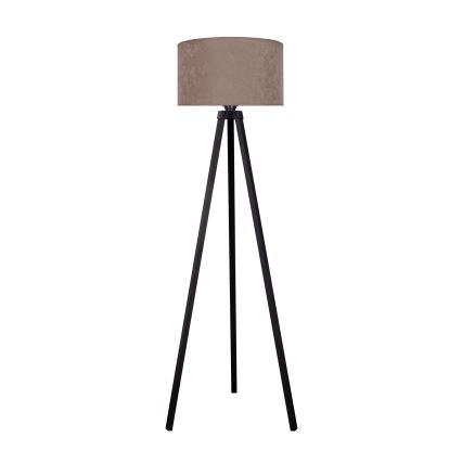 Brilagi - Stajaća lampa VELVET 1xE27/60W/230V wenge/bež