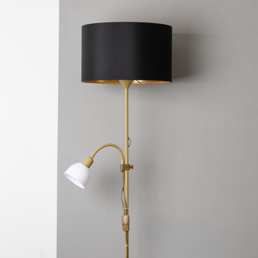 Brilagi - Stojeća lampa CERIA 1xE27/100W/230V + 1xE14/25W zlatna/crna