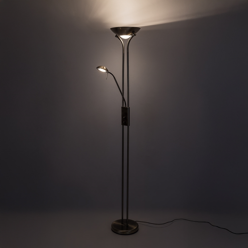 Brilagi - Stojeća lampa s prigušivačem SCARLETT 1xR7s/230W/230V + 1xG9/40W brončana