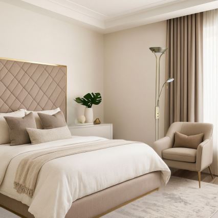 Brilagi - Stojeća lampa s prigušivačem SCARLETT 1xR7s/230W/230V + 1xG9/40W brončana