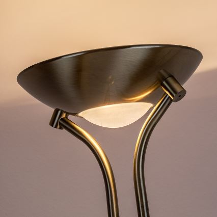 Brilagi - Stojeća lampa s prigušivačem SCARLETT 1xR7s/230W/230V + 1xG9/40W brončana