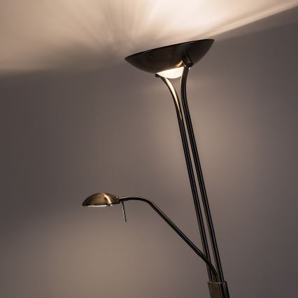 Brilagi - Stojeća lampa s prigušivačem SCARLETT 1xR7s/230W/230V + 1xG9/40W brončana