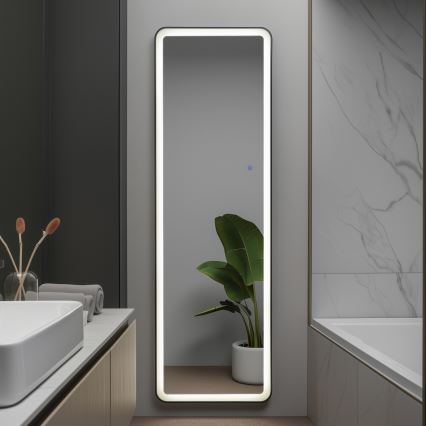 Brilagi - Samostojeće ogledalo ELEGANZA LED/42W/230V 160x50 cm IP44 CRI 90 prigušivo + CCT