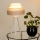 Brilagi - Stolna lampa ALASKA LUNETA 1xE27/15W/230V siva/krem