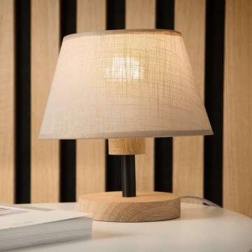 Brilagi - Stolna lampa ANTHONY 1xE27/60W/230V hrast/bež