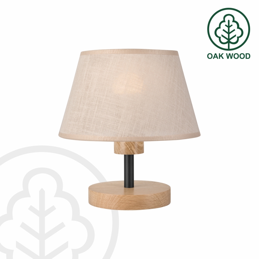 Brilagi - Stolna lampa ANTHONY 1xE27/60W/230V hrast/bež