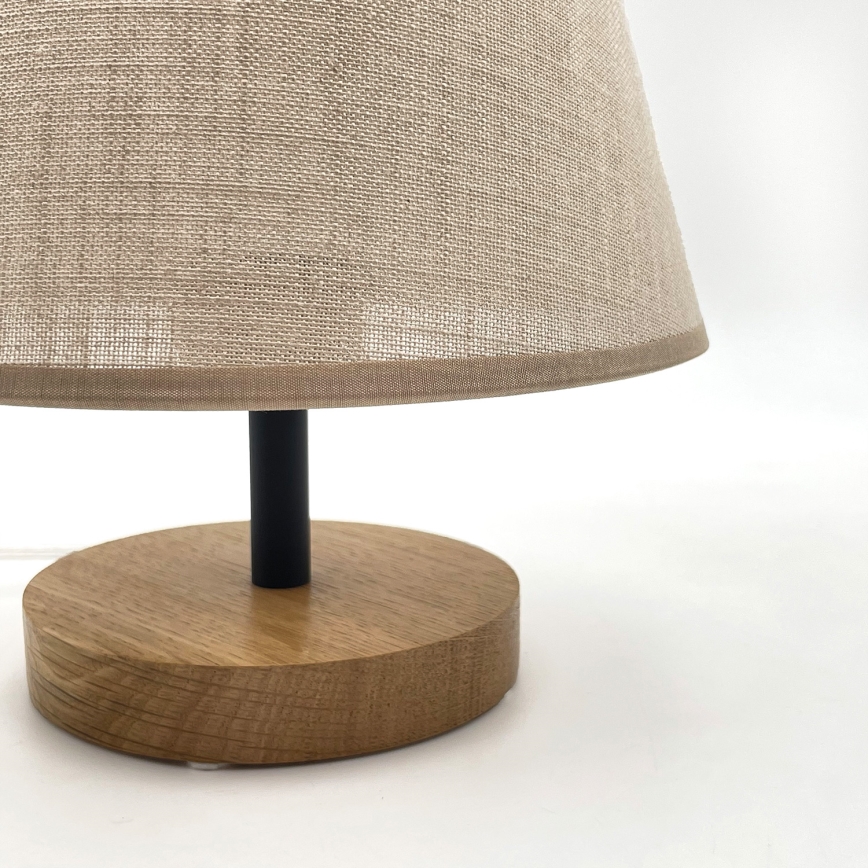 Brilagi - Stolna lampa ANTHONY 1xE27/60W/230V hrast/bež