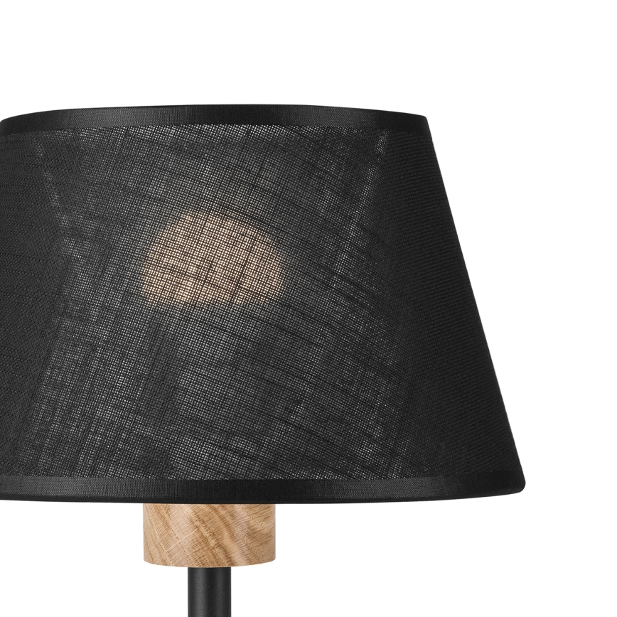 Brilagi - Stolna lampa ANTHONY 1xE27/60W/230V hrast/crna