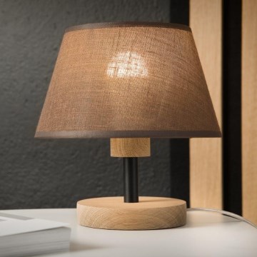 Brilagi - Stolna lampa ANTHONY 1xE27/60W/230V hrast/smeđa