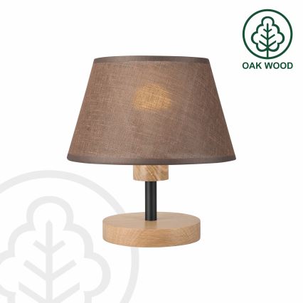 Brilagi - Stolna lampa ANTHONY 1xE27/60W/230V hrast/smeđa