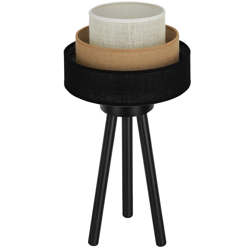 Brilagi - Stolna lampa ASPEN LUNETA 1xE27/15W/230V crna/bež/krem