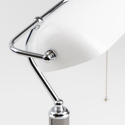 Brilagi - Stolna lampa BANK OFFICE 1xE27/60W/230V crna/srebrna/bijela