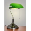 Brilagi - Stolna lampa BANK OFFICE 1xE27/60W/230V crna/srebrna/zelena