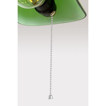 Brilagi - Stolna lampa BANK OFFICE 1xE27/60W/230V crna/srebrna/zelena