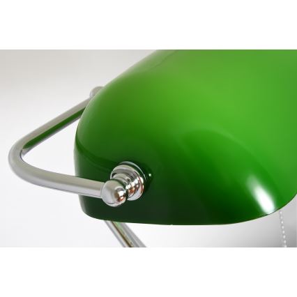 Brilagi - Stolna lampa BANK OFFICE 1xE27/60W/230V crna/srebrna/zelena