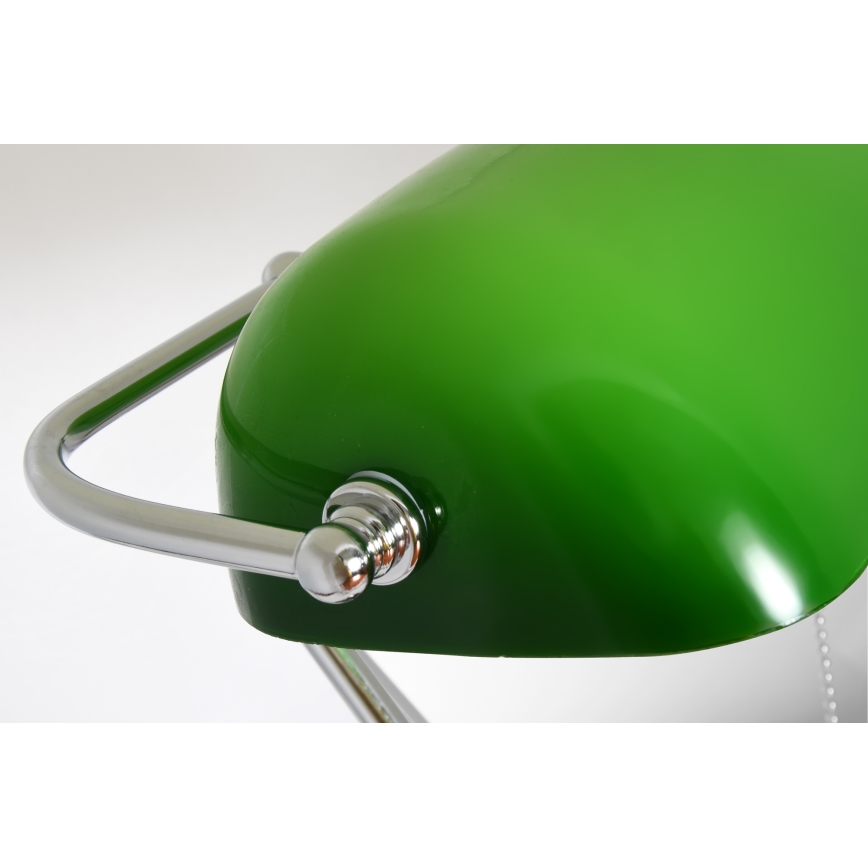 Brilagi - Stolna lampa BANK OFFICE 1xE27/60W/230V crna/srebrna/zelena