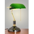 Brilagi - Stolna lampa BANK OFFICE 1xE27/60W/230V crna/zlatna/zelena