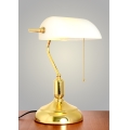 Brilagi - Stolna lampa BANK OFFICE 1xE27/60W/230V zlatna/bijela