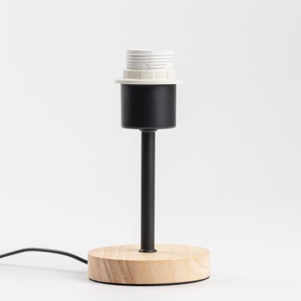 Brilagi - Dječja stolna lampa BOBO WOOD 1xE27/25W/230V hrast/crna/bijela/jednorogi
