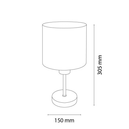 Brilagi - Dječja stolna lampa BOBO WOOD 1xE27/25W/230V hrast/crna/bijela/životinjice