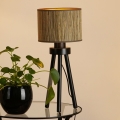 Brilagi - Stolna lampa BOSTON ROLLER 1xE27/15W/230V smeđa slama/zlatna