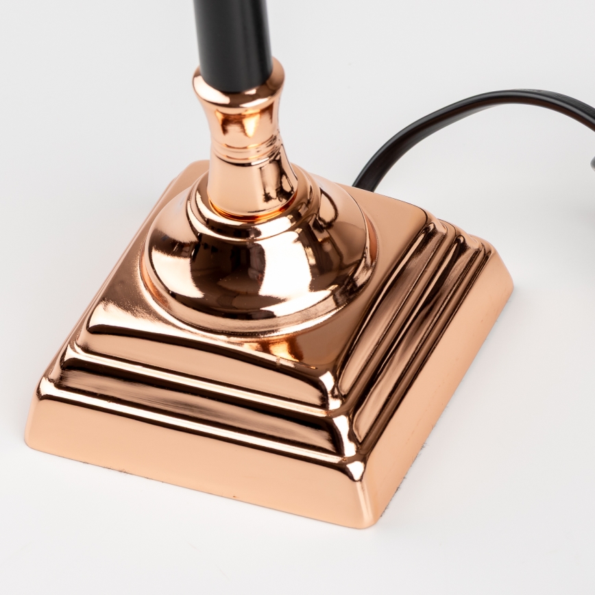 Brilagi - Stolna lampa CERIA 1xE14/40W/230V crna/bakrena/siva