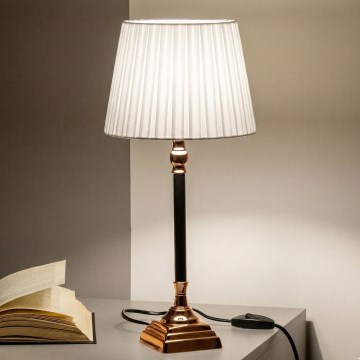 Brilagi - Stolna lampa CERIA 1xE14/40W/230V Ø 25 cm bakrena/bijela