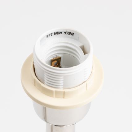 Brilagi - Stolna lampa CERIA 1xE27/60W/230V, promjer 25 cm, sjajni krom/bijela