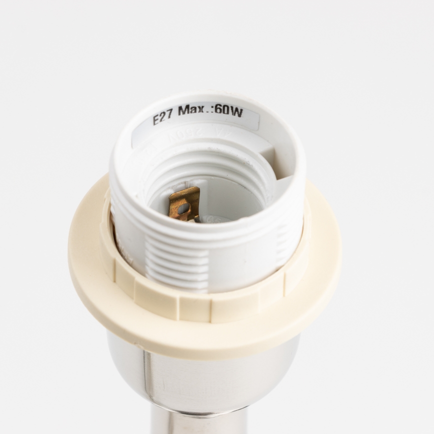 Brilagi - Stolna lampa CERIA 1xE27/60W/230V, promjer 25 cm, sjajni krom/bijela