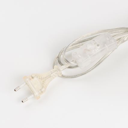 Brilagi - Stolna lampa CERIA 1xE27/60W/230V, promjer 25 cm, sjajni krom/bijela