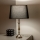 Brilagi - Stolna lampa CERIA 1xE27/60W/230V promjer 30 cm sjajni krom/crna