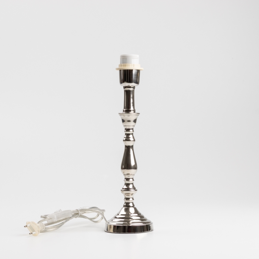 Brilagi - Stolna lampa CERIA 1xE27/60W/230V, promjer 30 cm, sjajni krom/siva