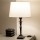 Brilagi - Stolna lampa CERIA 1xE27/60W/230V Ø 30 cm crna/bijela