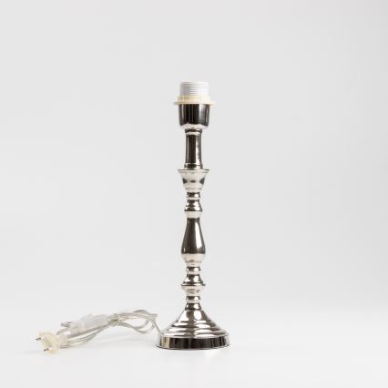 Brilagi - Stolna lampa CERIA 1xE27/60W/230V Ø 30 cm sjajni krom/bež