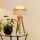 Brilagi - Stolna lampa DENVER LUNETA 1xE27/15W/230V bež/smeđa/krem