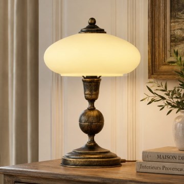 Brilagi - Stolna lampa MOLLERO 1xE14/11W/230V brončana/patina