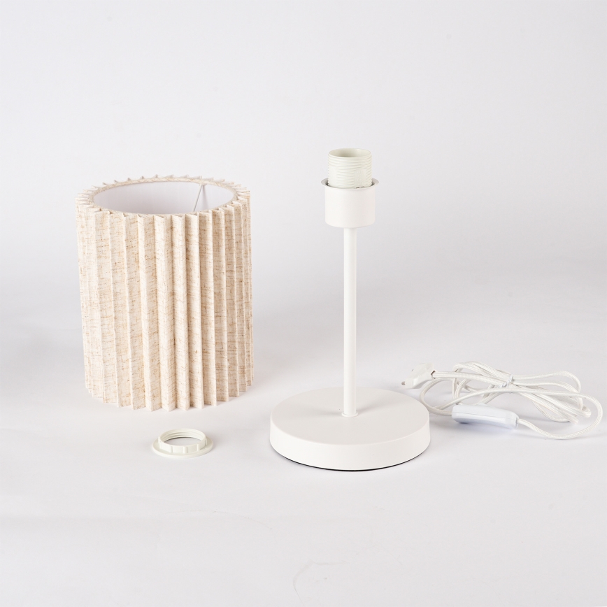 Brilagi - Stolna lampa NORDIC WAVE 1xE27/15W/230V lan/bijela