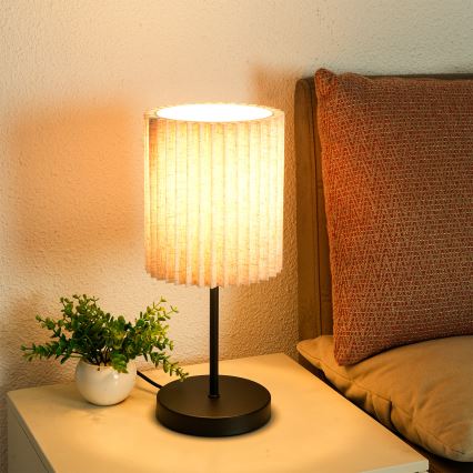 Brilagi - Stolna lampa NORDIC WAVE 1xE27/15W/230V lan/crna