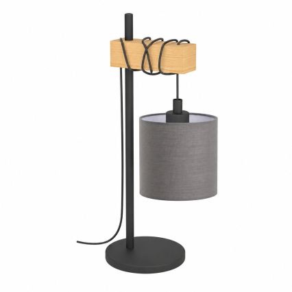 BRILAGI - Stolna lampa NUBILA 1xE27/40W/230V smeđa/crna/antracit