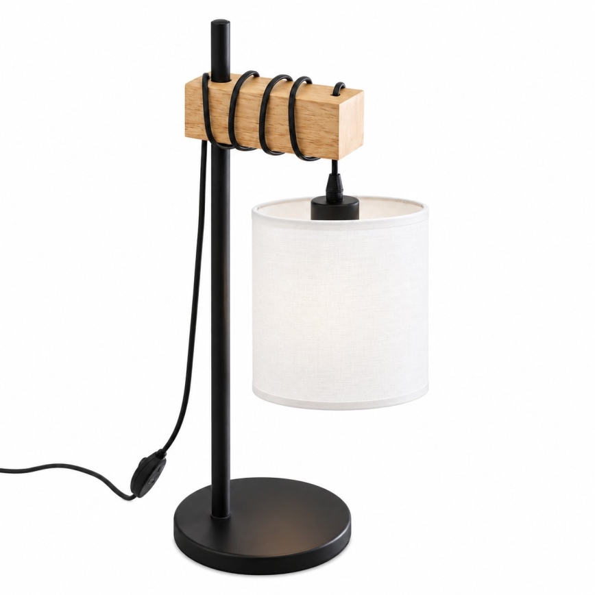 BRILAGI - Stolna lampa NUBILA 1xE27/40W/230V smeđa/crna/bijela