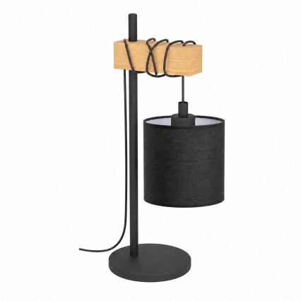 BRILAGI - Stolna lampa NUBILA 1xE27/40W/230V smeđa/crna