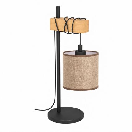 BRILAGI - Stolna lampa NUBILA 1xE27/40W/230V smeđa/crna