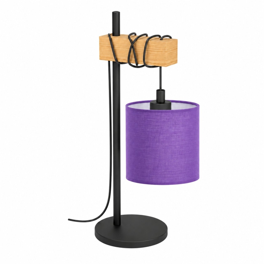 BRILAGI - Stolna lampa NUBILA 1xE27/40W/230V smeđa/crna/ljubičasta