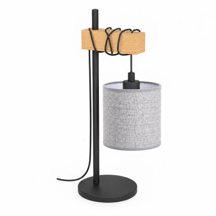 BRILAGI - Stolna lampa NUBILA 1xE27/40W/230V smeđa/crna/siva